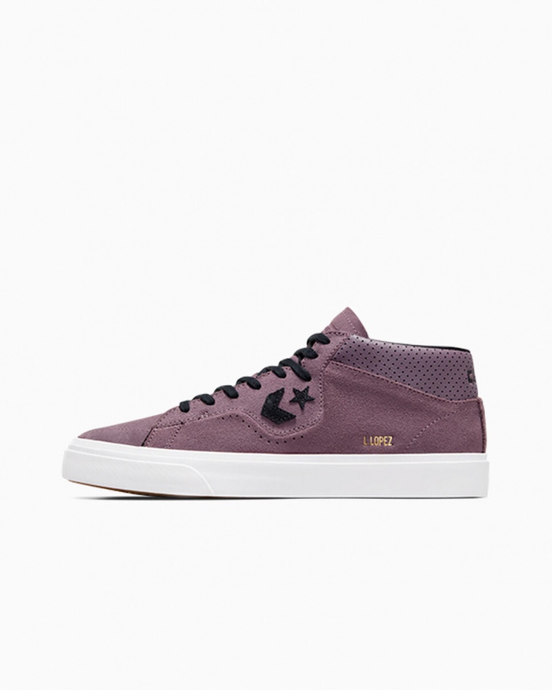 Converse CONS Louie Lopez Pro Mocka Grå Vita | 754TMBWSL