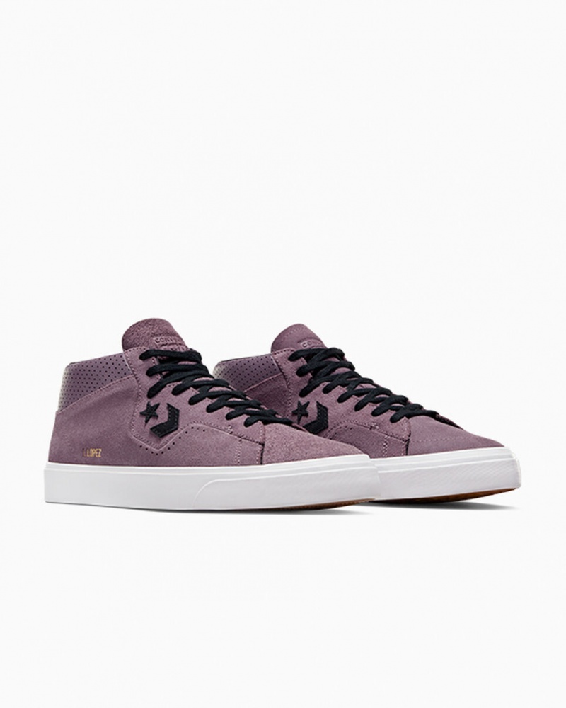 Converse CONS Louie Lopez Pro Mocka Grå Vita | 754TMBWSL