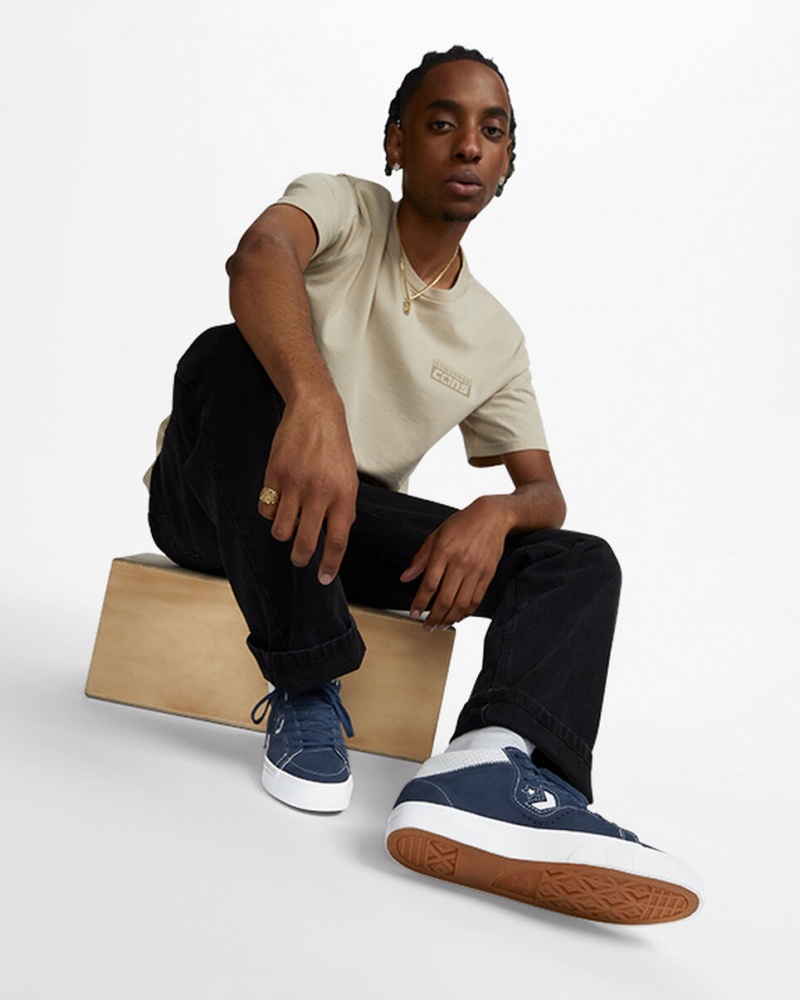 Converse CONS Louie Lopez Pro Mocka Marinblå Vita Marinblå | 951UTSYXZ