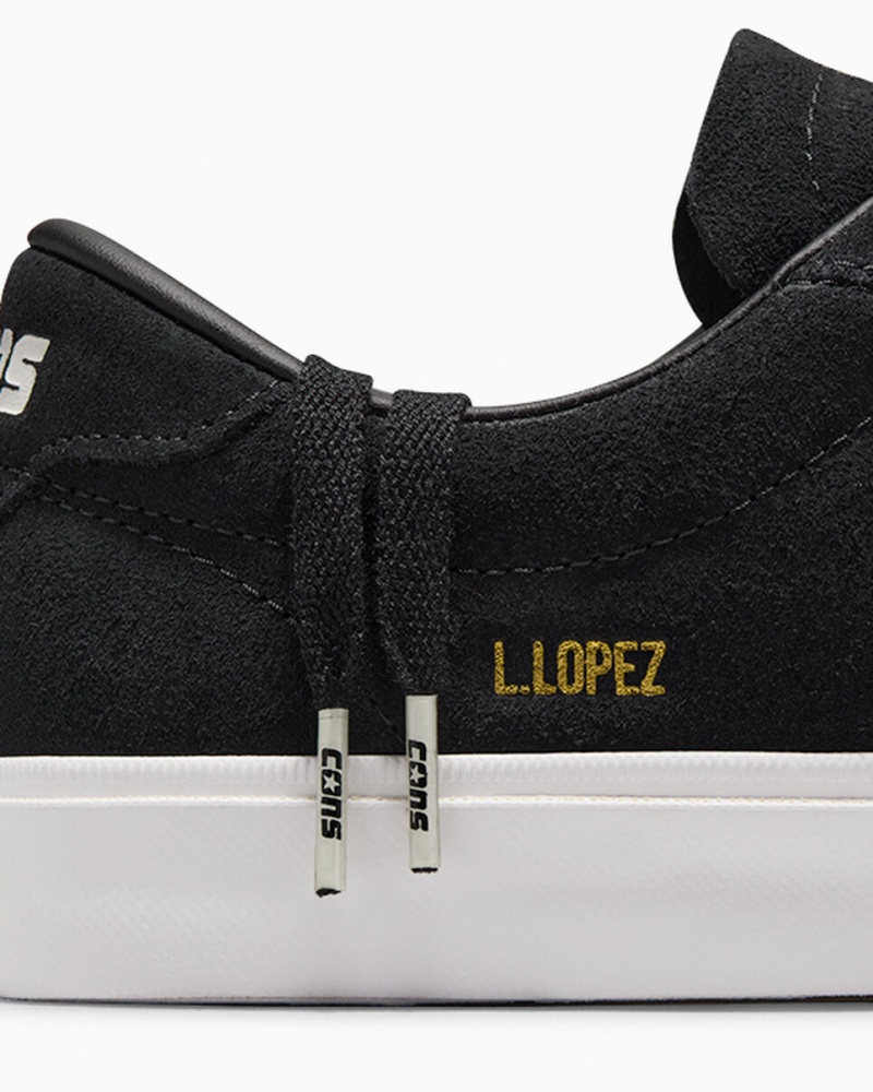 Converse CONS Louie Lopez Pro Svarta Svarta Vita | 691CHYQFW