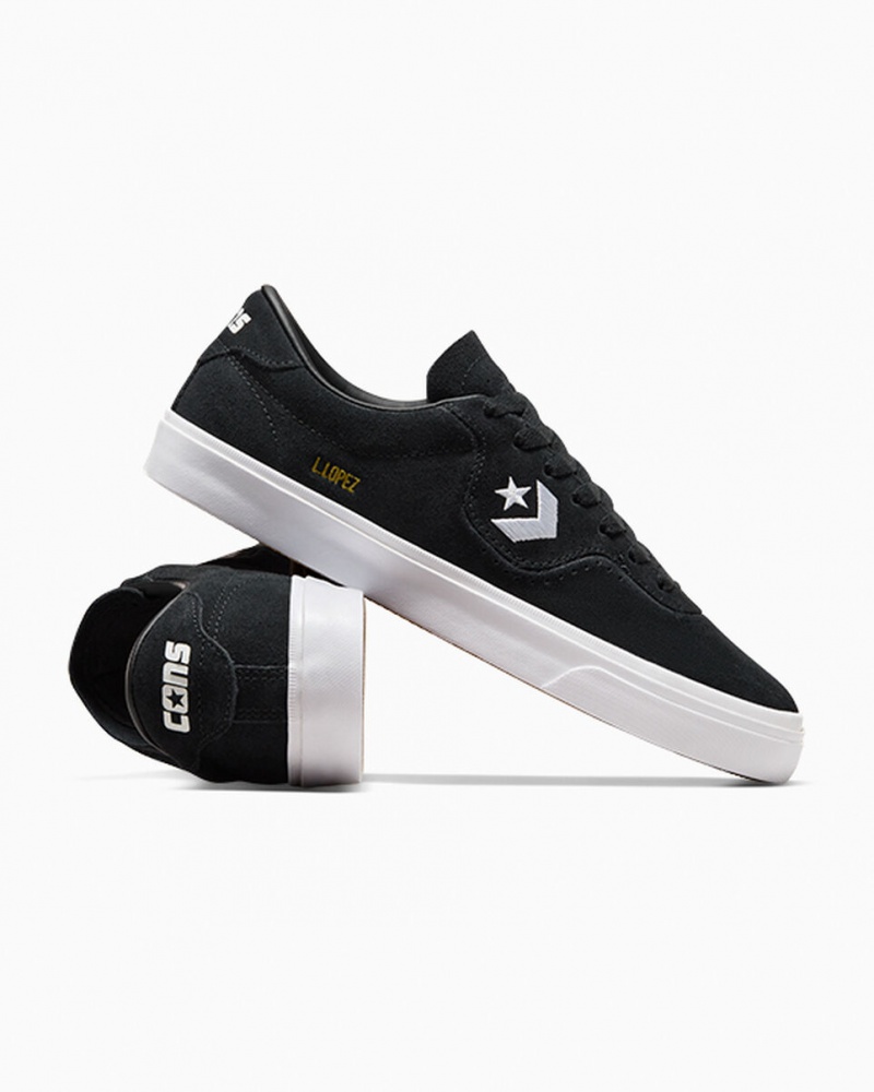 Converse CONS Louie Lopez Pro Svarta Svarta Vita | 691CHYQFW