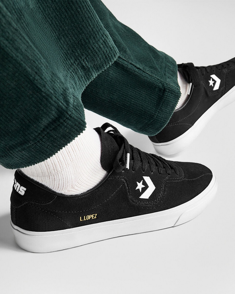 Converse CONS Louie Lopez Pro Svarta Svarta Vita | 691CHYQFW