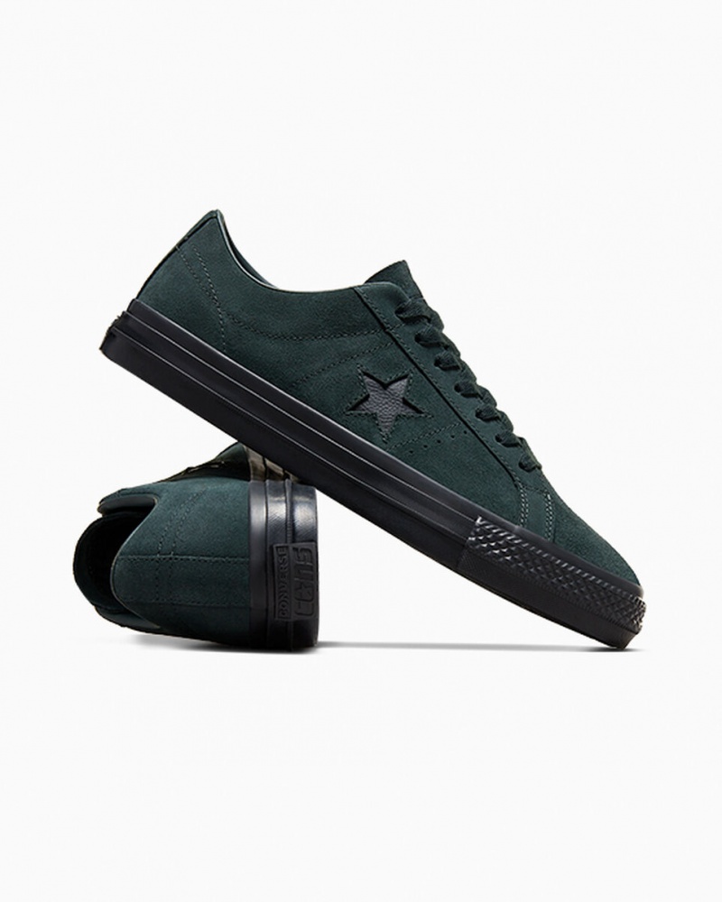 Converse CONS One Star Pro Gröna Svarta Svarta | 065MIJAOU