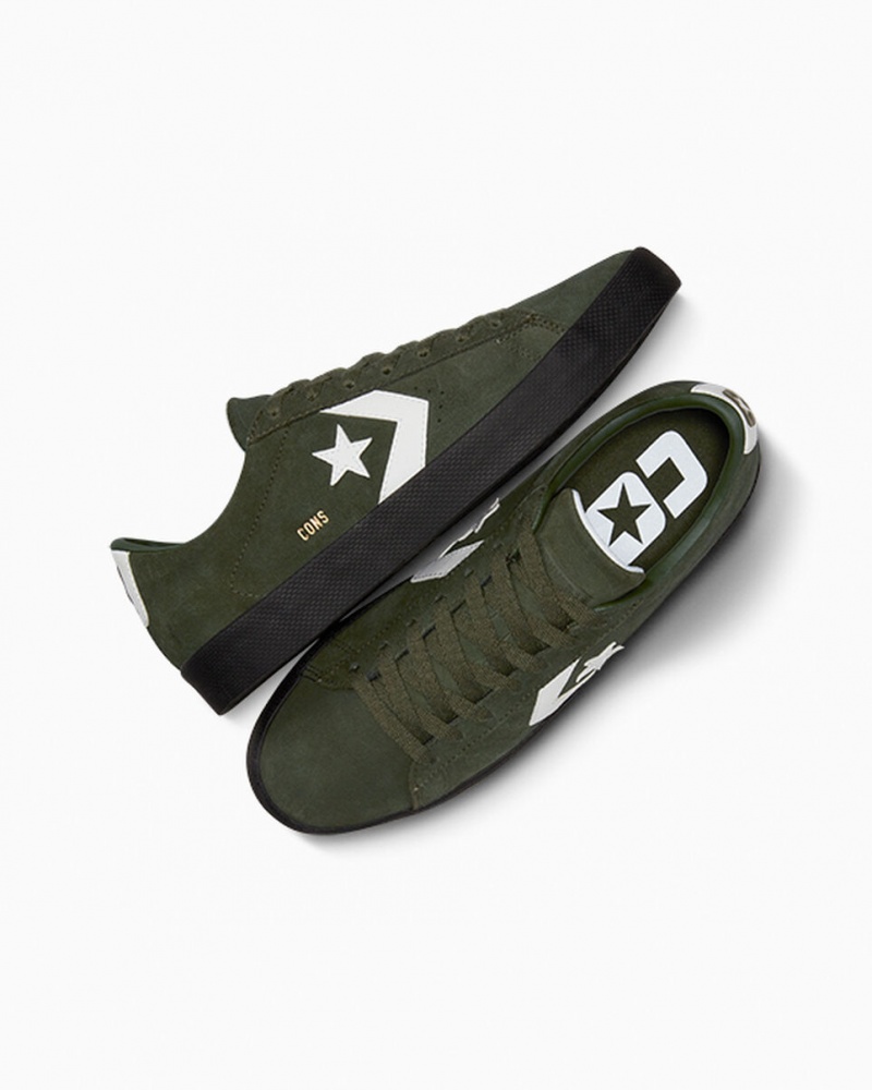 Converse CONS PL Vulc Pro Mocka Gröna Vita Svarta | 391XEPHKD