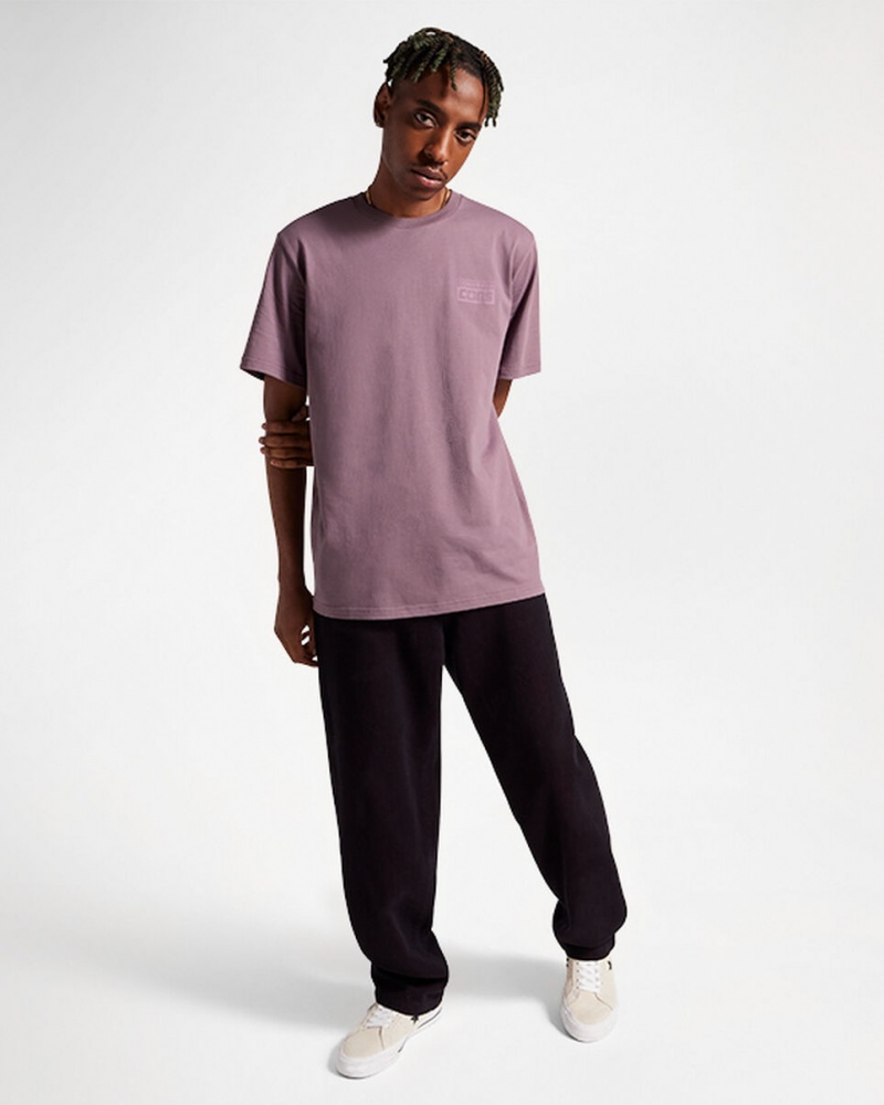 Converse CONS Tryck T-Shirt Grå | 046LMFEUS