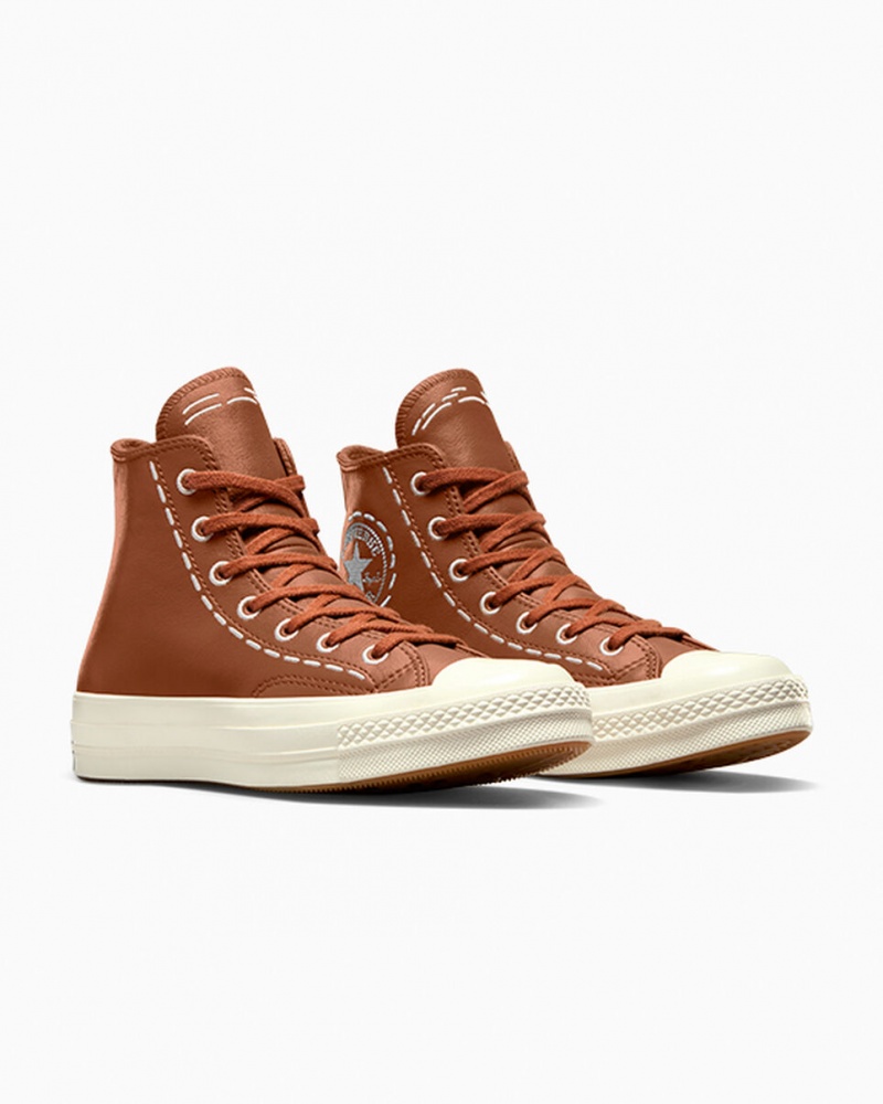 Converse Chuck 70 Bold Stitch Tawny Owl / Tawny Owl / Egret | 913NRUSLG