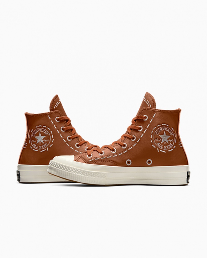 Converse Chuck 70 Bold Stitch Tawny Owl / Tawny Owl / Egret | 913NRUSLG