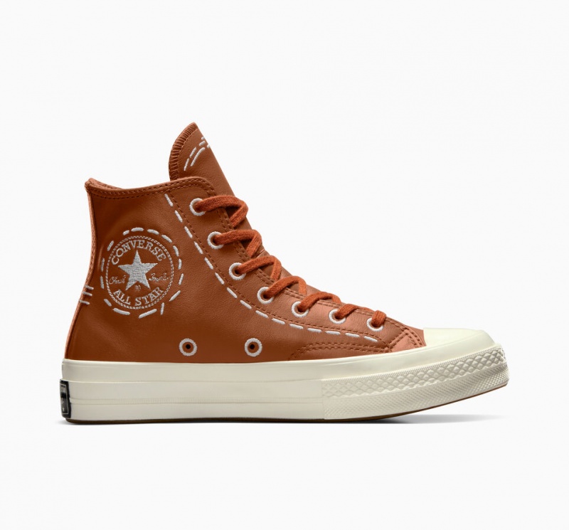 Converse Chuck 70 Bold Stitch Tawny Owl / Tawny Owl / Egret | 913NRUSLG