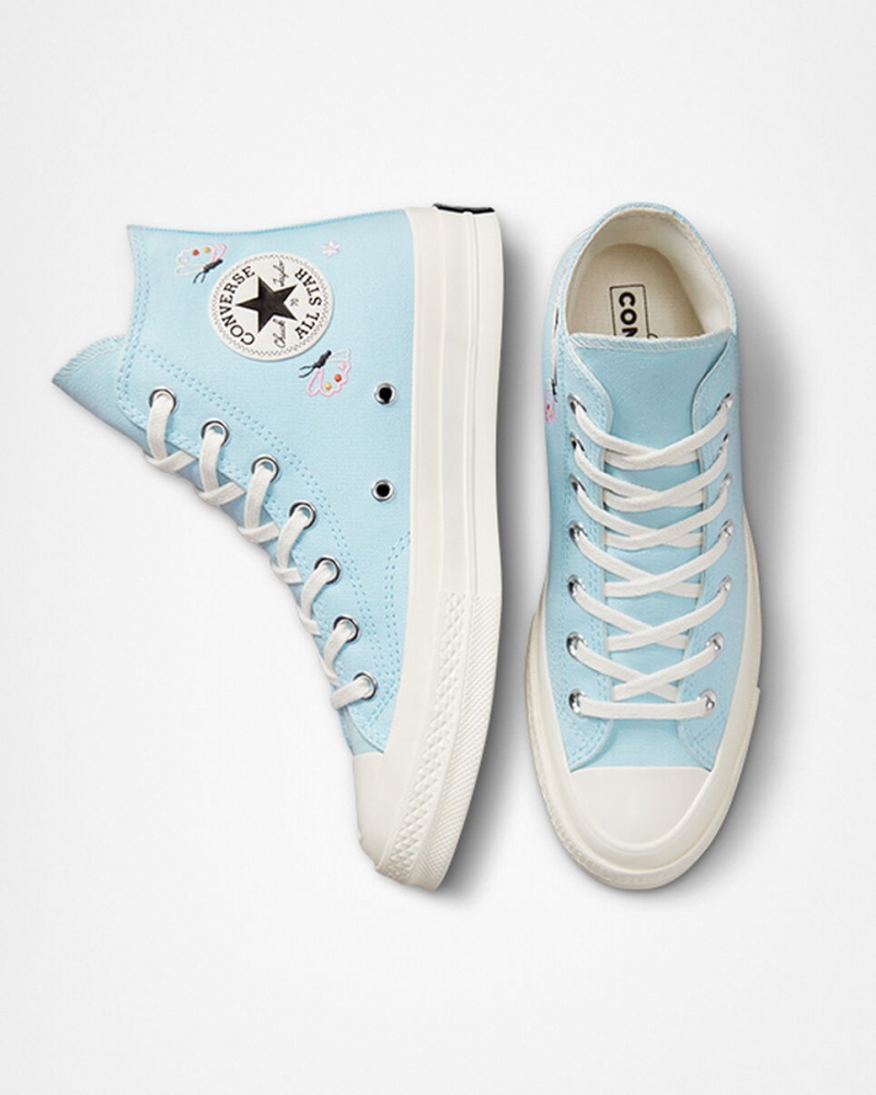 Converse Chuck 70 Butterfly Wings Blå Svarta | 092LNORBA