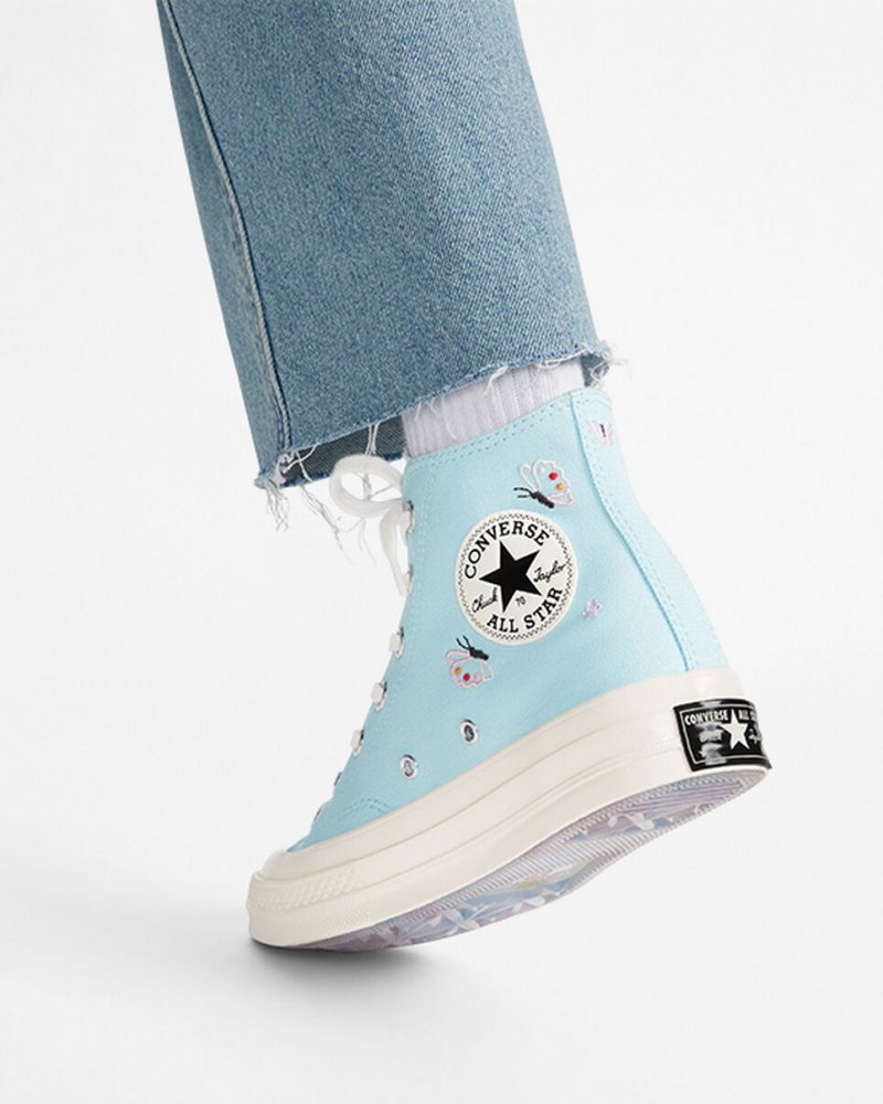 Converse Chuck 70 Butterfly Wings Blå Svarta | 092LNORBA