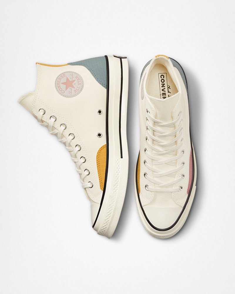 Converse Chuck 70 Color Block Grå Gula | 267BXELSG