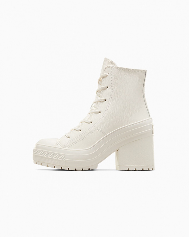 Converse Chuck 70 De Luxe Heel Läder Silver | 719QXUCHV