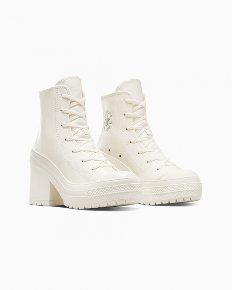 Converse Chuck 70 De Luxe Heel Läder Silver | 719QXUCHV