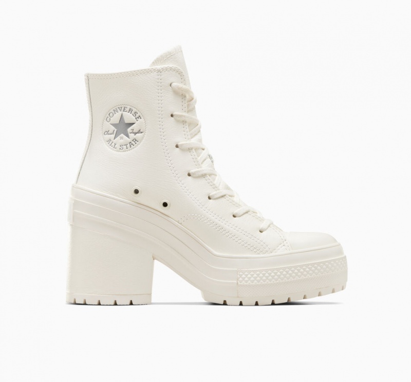 Converse Chuck 70 De Luxe Heel Läder Silver | 719QXUCHV