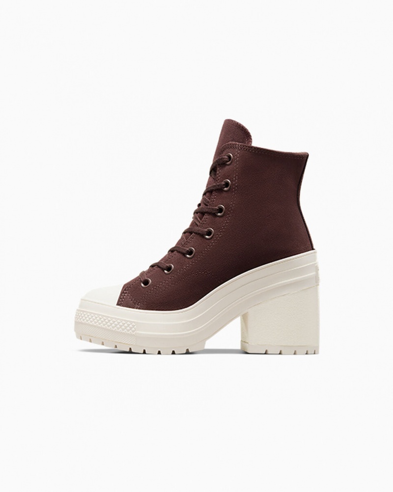 Converse Chuck 70 De Luxe Heel Mocka Bruna | 075UGYRWV