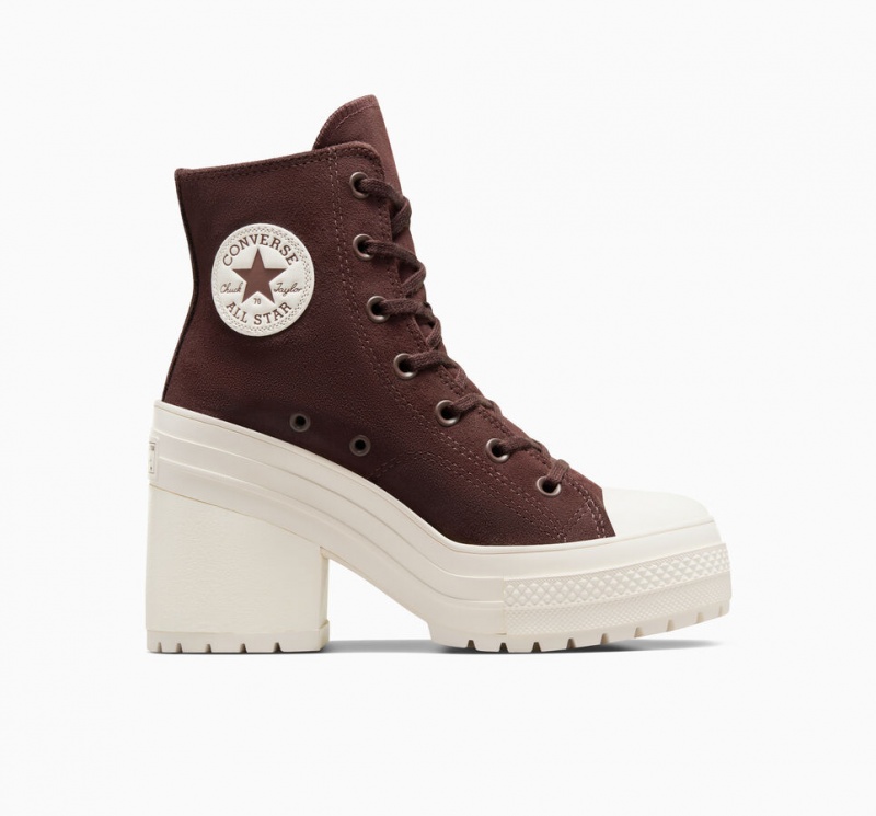 Converse Chuck 70 De Luxe Heel Mocka Bruna | 075UGYRWV