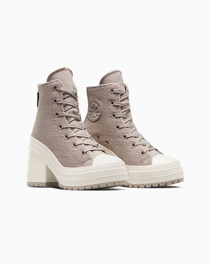 Converse Chuck 70 De Luxe Heel Platform Counter Climate Wonder Stone / Egret | 856IEMTJA