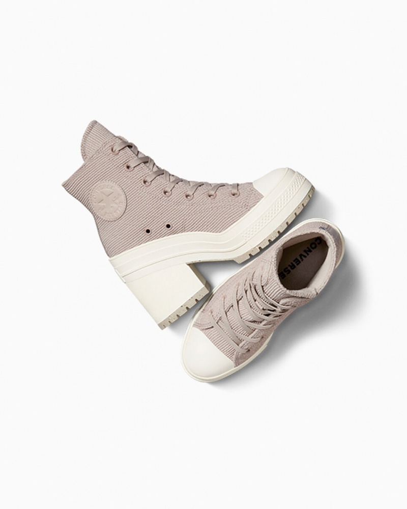 Converse Chuck 70 De Luxe Heel Platform Counter Climate Wonder Stone / Egret | 856IEMTJA