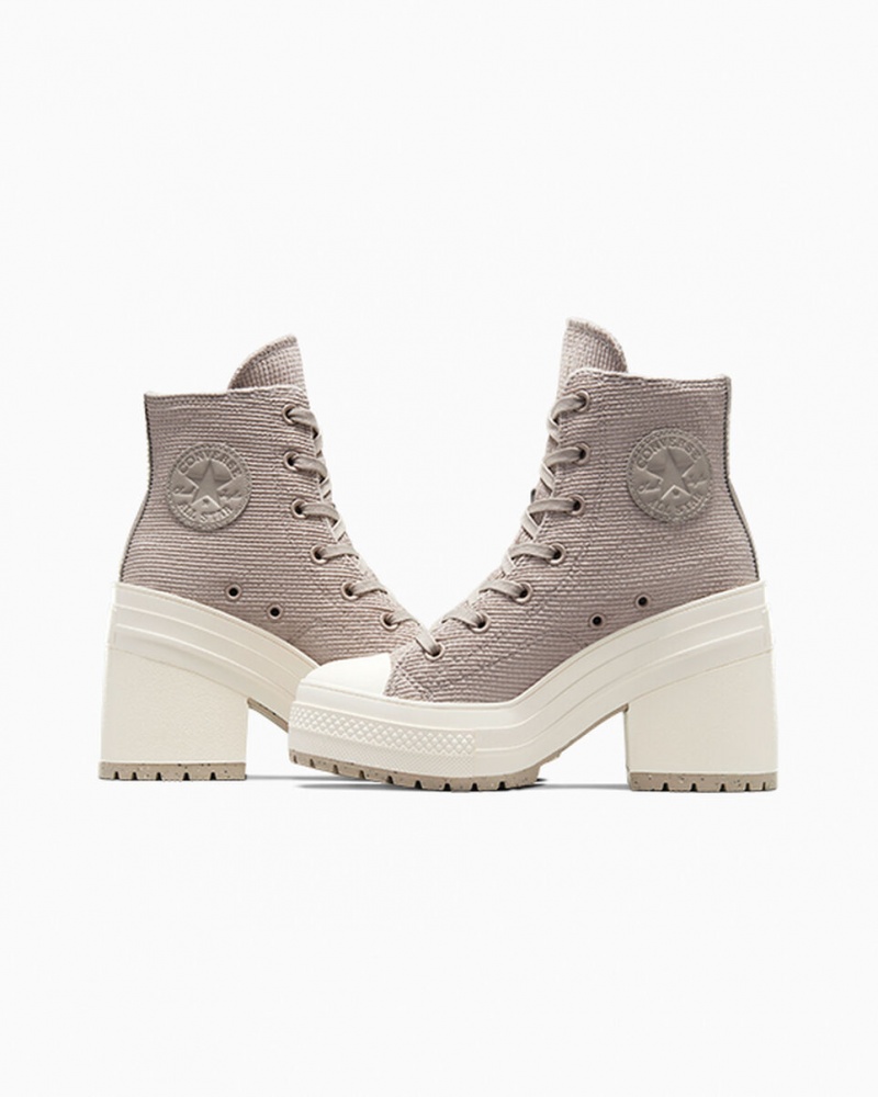 Converse Chuck 70 De Luxe Heel Platform Counter Climate Wonder Stone / Egret | 856IEMTJA