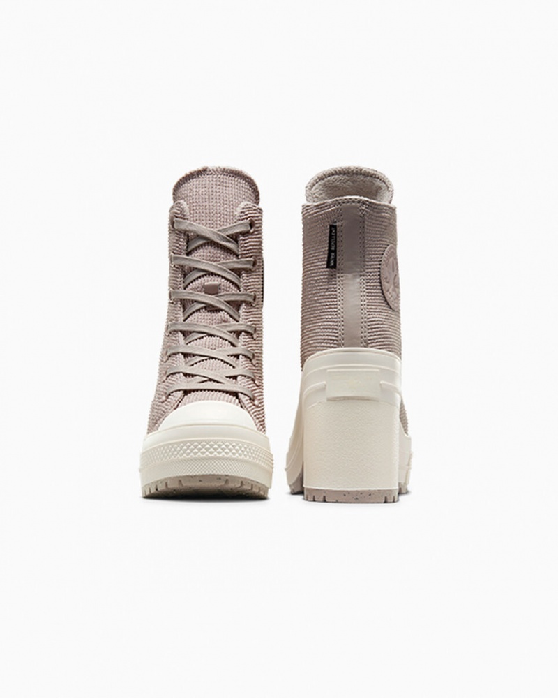 Converse Chuck 70 De Luxe Heel Platform Counter Climate Wonder Stone / Egret | 856IEMTJA