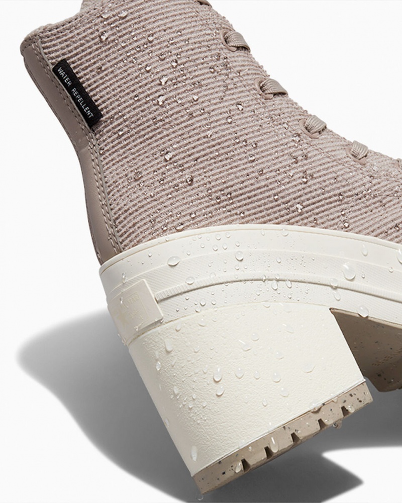 Converse Chuck 70 De Luxe Heel Platform Counter Climate Wonder Stone / Egret | 856IEMTJA
