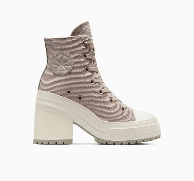 Converse Chuck 70 De Luxe Heel Platform Counter Climate Wonder Stone / Egret | 856IEMTJA