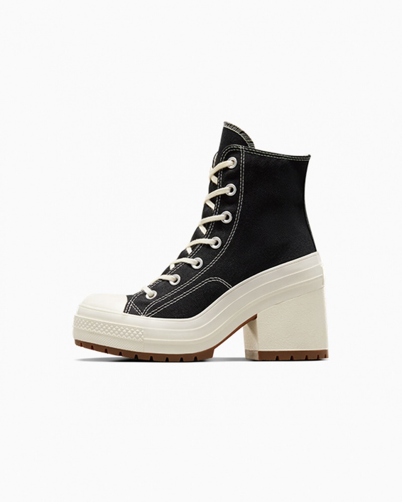 Converse Chuck 70 De Luxe Heel Svarta | 569CEDNUK