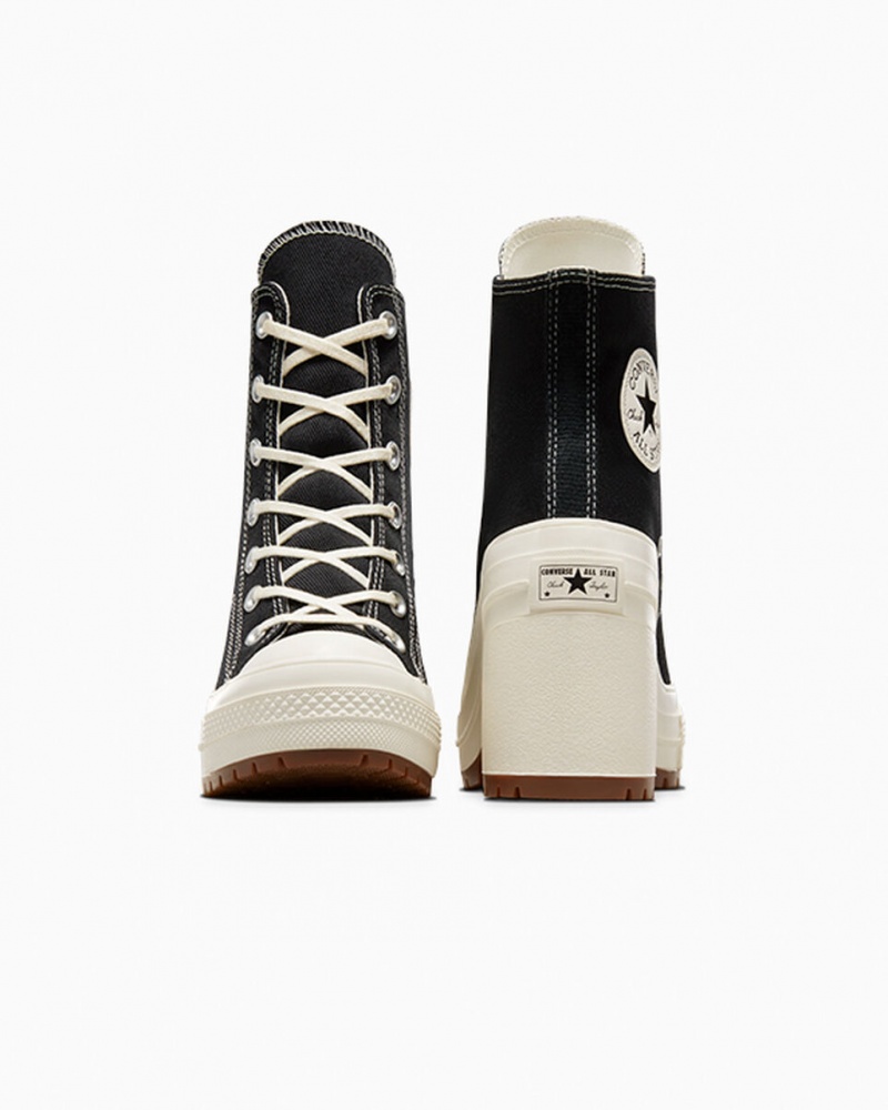 Converse Chuck 70 De Luxe Heel Svarta | 569CEDNUK