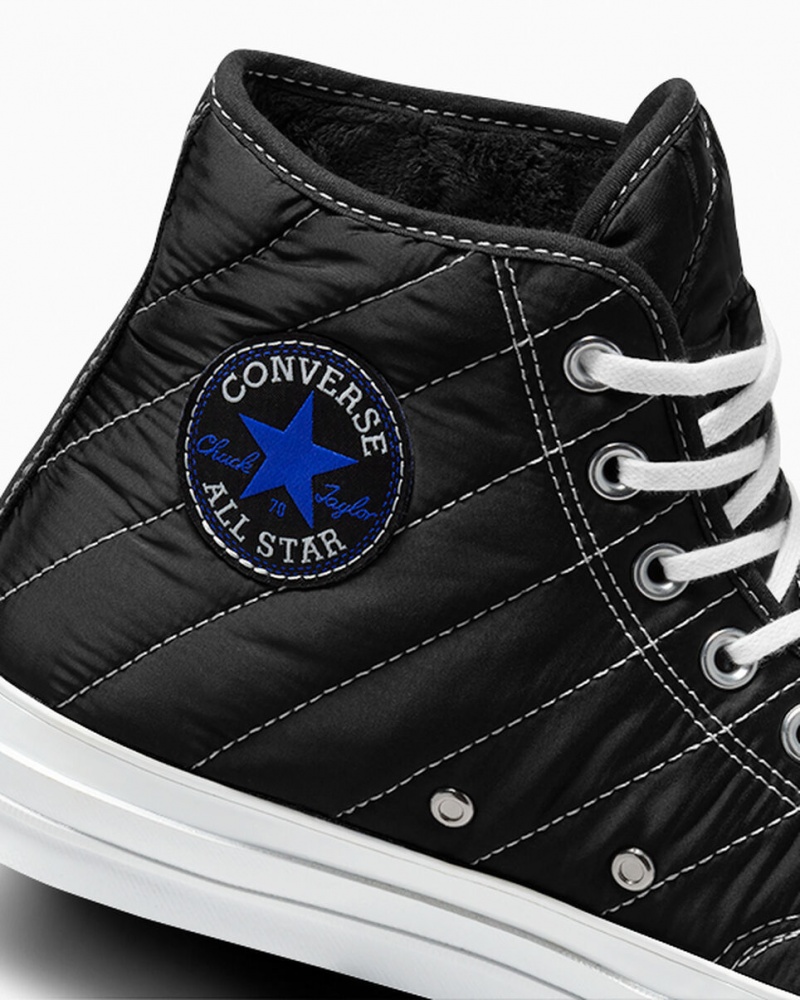Converse Chuck 70 Faux Fur Svarta Blå Grå | 035WJBQKP