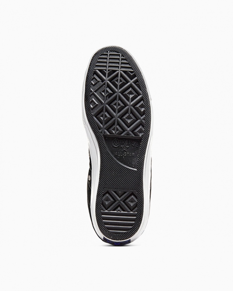 Converse Chuck 70 Faux Fur Svarta Blå Grå | 035WJBQKP