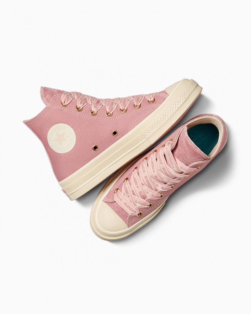 Converse Chuck 70 Ribbon Laces Rosa | 760VKEJWR