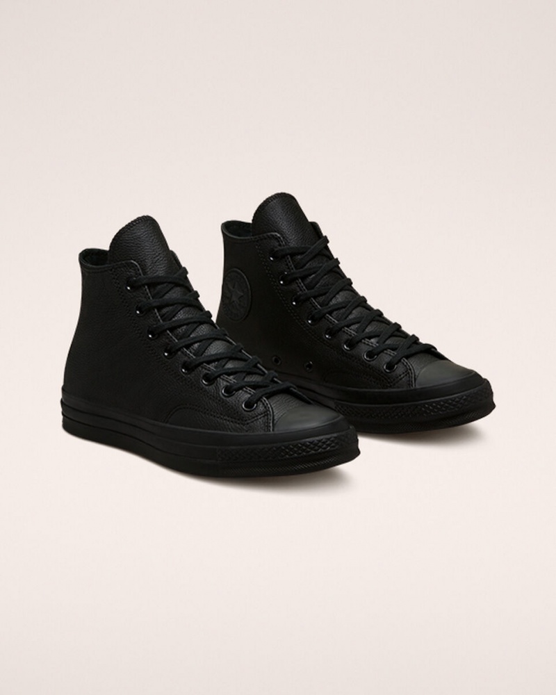 Converse Chuck 70 Tonal Läder Svarta Svarta Svarta | 249KZIFUO