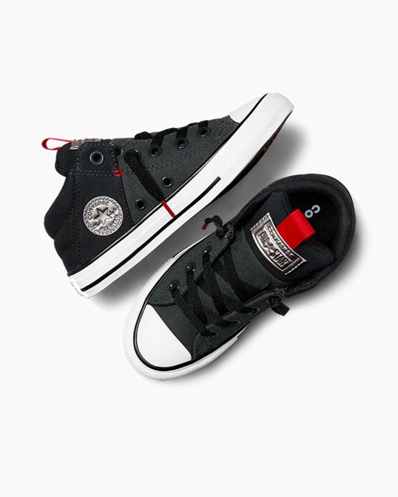 Converse Chuck Taylor All Star Axel Gröna Svarta Vita | 904QJAWCH
