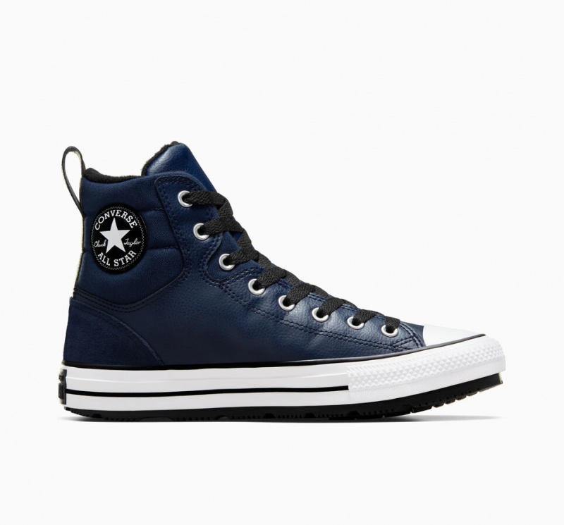Converse Chuck Taylor All Star Berkshire Boot Obsidian Svarta Vita | 760QLBDGP