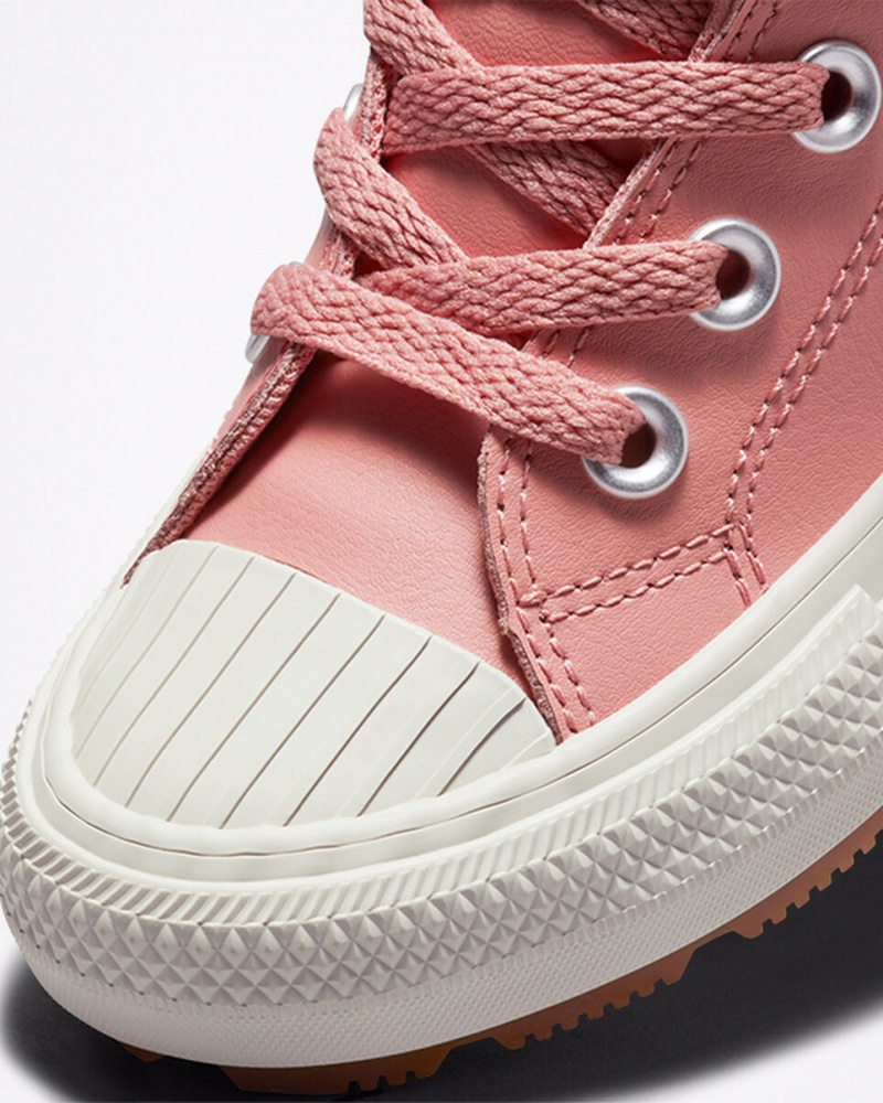 Converse Chuck Taylor All Star Berkshire Boot Läder Rosa Rosa | 986JTZAVL