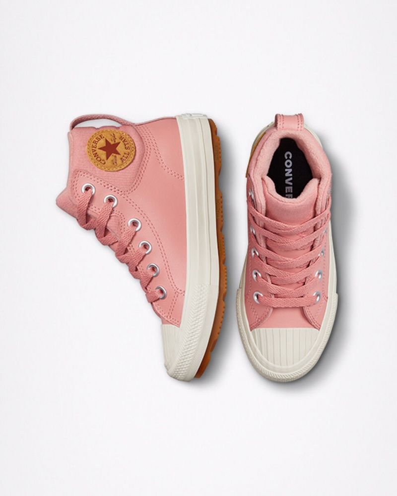 Converse Chuck Taylor All Star Berkshire Boot Läder Rosa Rosa | 986JTZAVL