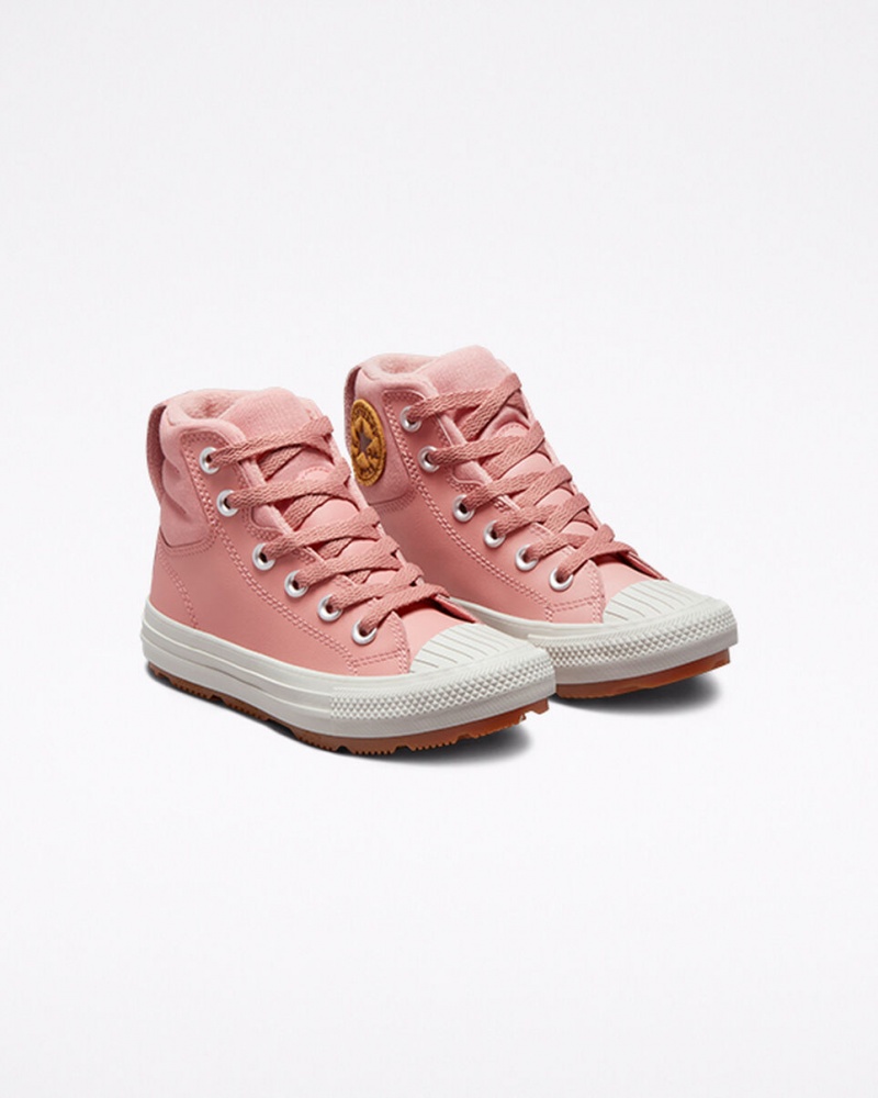 Converse Chuck Taylor All Star Berkshire Boot Läder Rosa Rosa | 986JTZAVL