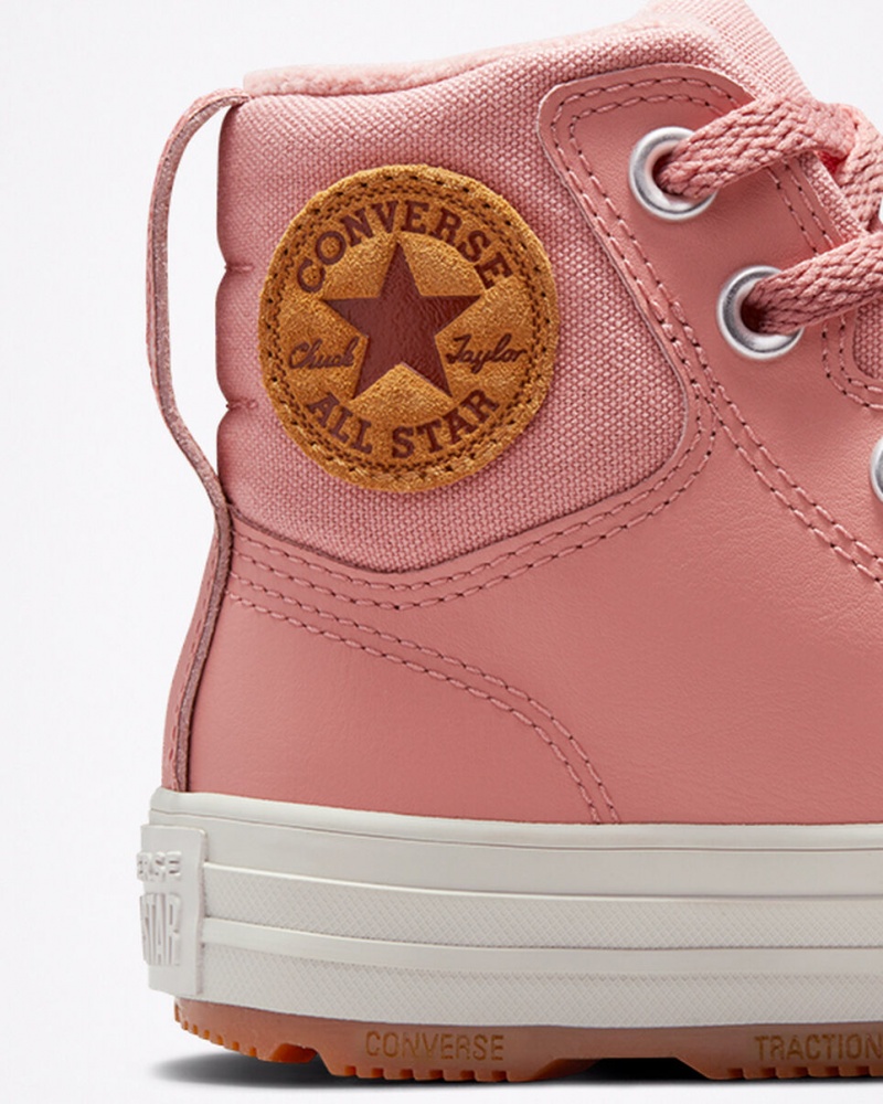 Converse Chuck Taylor All Star Berkshire Boot Läder Rosa Rosa | 986JTZAVL