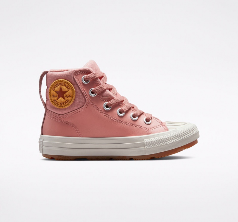 Converse Chuck Taylor All Star Berkshire Boot Läder Rosa Rosa | 986JTZAVL