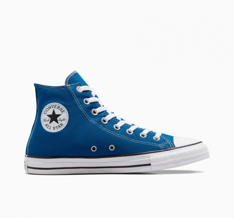 Converse Chuck Taylor All Star Blå Vita Vita | 053EHKQGW