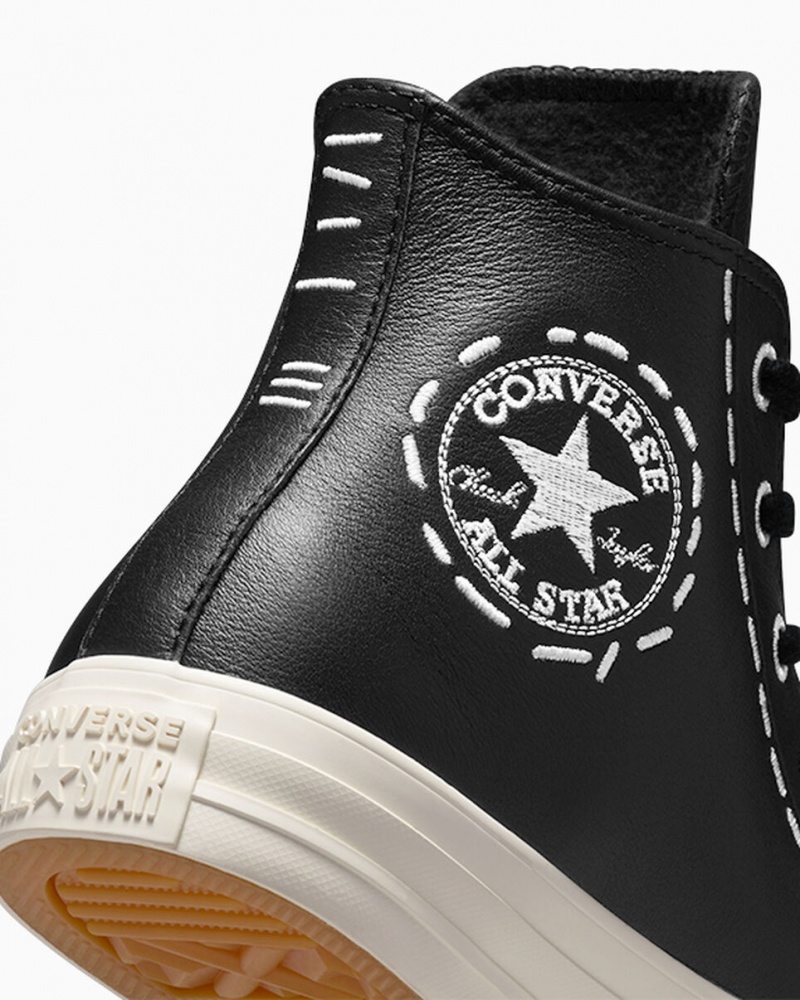 Converse Chuck Taylor All Star Bold Stitch Svarta Svarta | 271XNIDSU