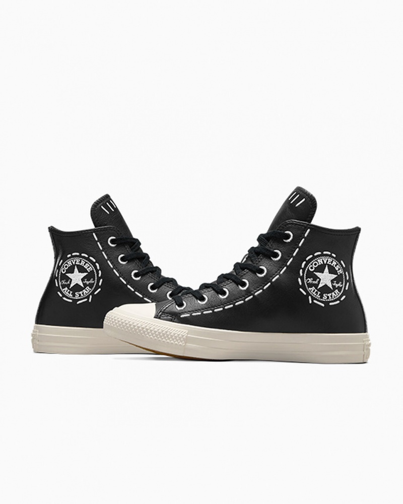 Converse Chuck Taylor All Star Bold Stitch Svarta Svarta | 271XNIDSU