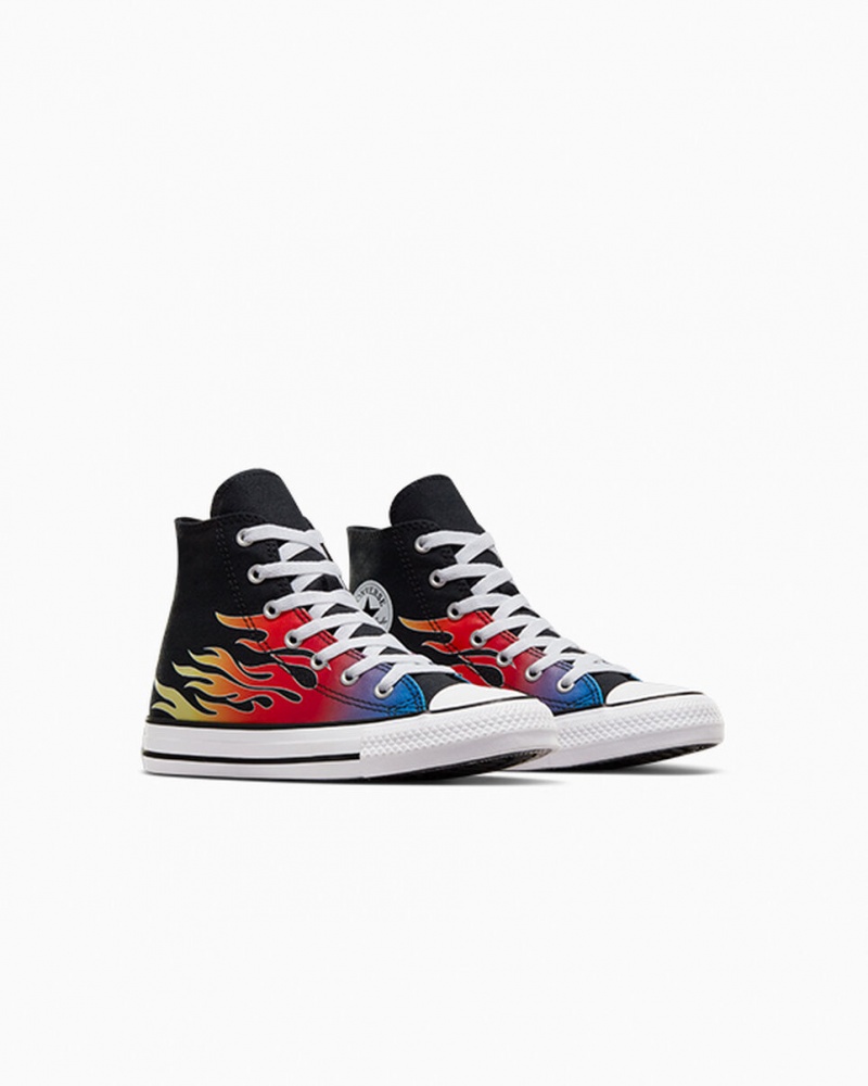 Converse Chuck Taylor All Star Cars Svarta Svarta Vita | 143PSELTJ