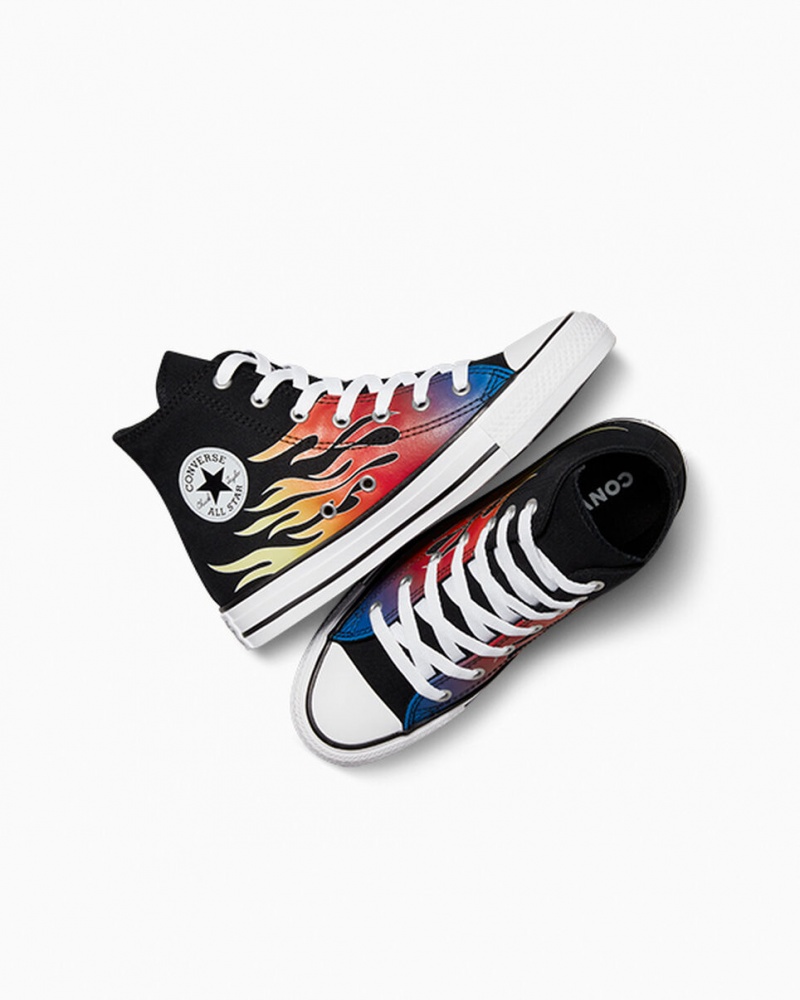 Converse Chuck Taylor All Star Cars Svarta Svarta Vita | 143PSELTJ