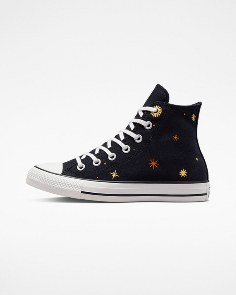 Converse Chuck Taylor All Star Celestial Svarta Gula | 054LEXKGT