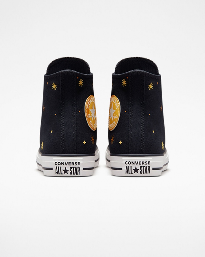 Converse Chuck Taylor All Star Celestial Svarta Gula | 054LEXKGT