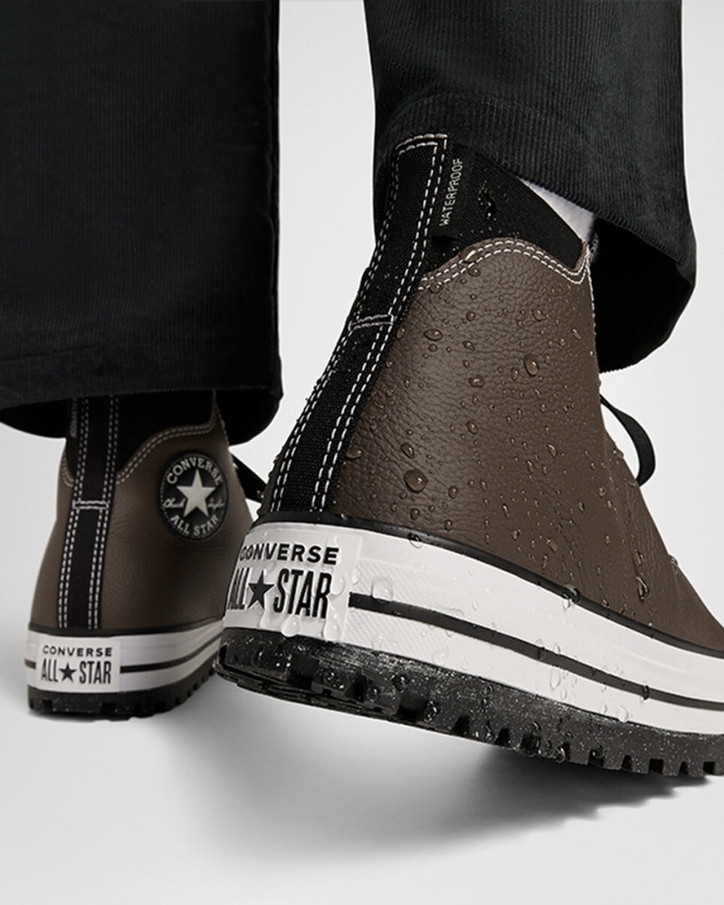Converse Chuck Taylor All Star City Trek Vattentäta Boot Svarta Vita | 801SONUJM