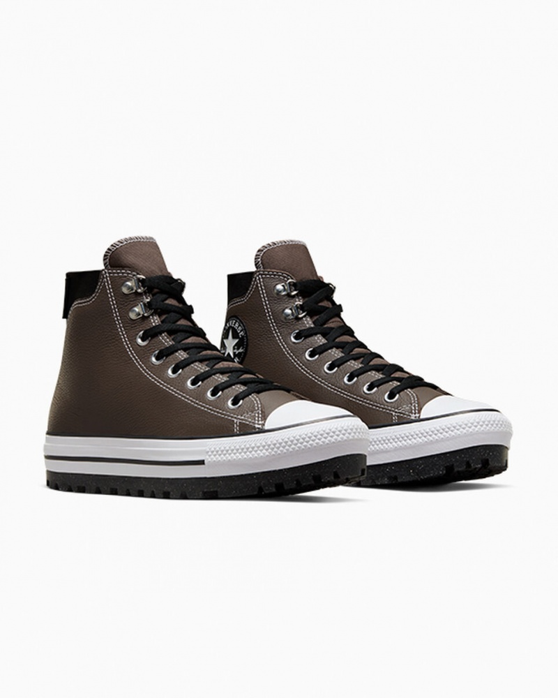 Converse Chuck Taylor All Star City Trek Vattentäta Boot Svarta Vita | 801SONUJM