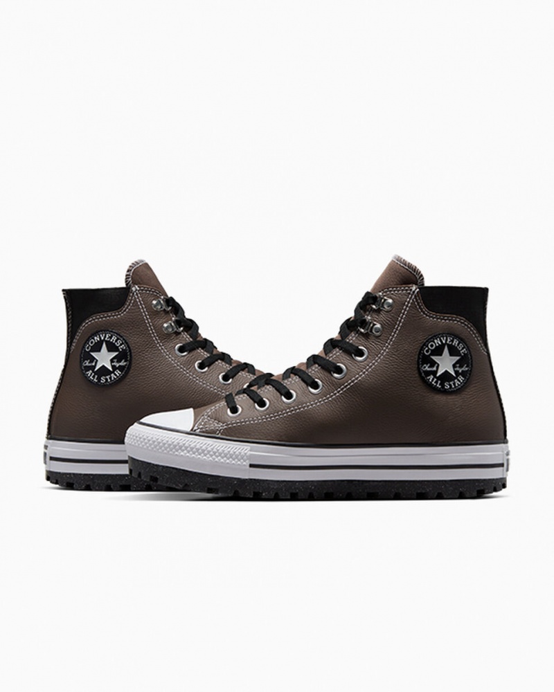 Converse Chuck Taylor All Star City Trek Vattentäta Boot Svarta Vita | 801SONUJM