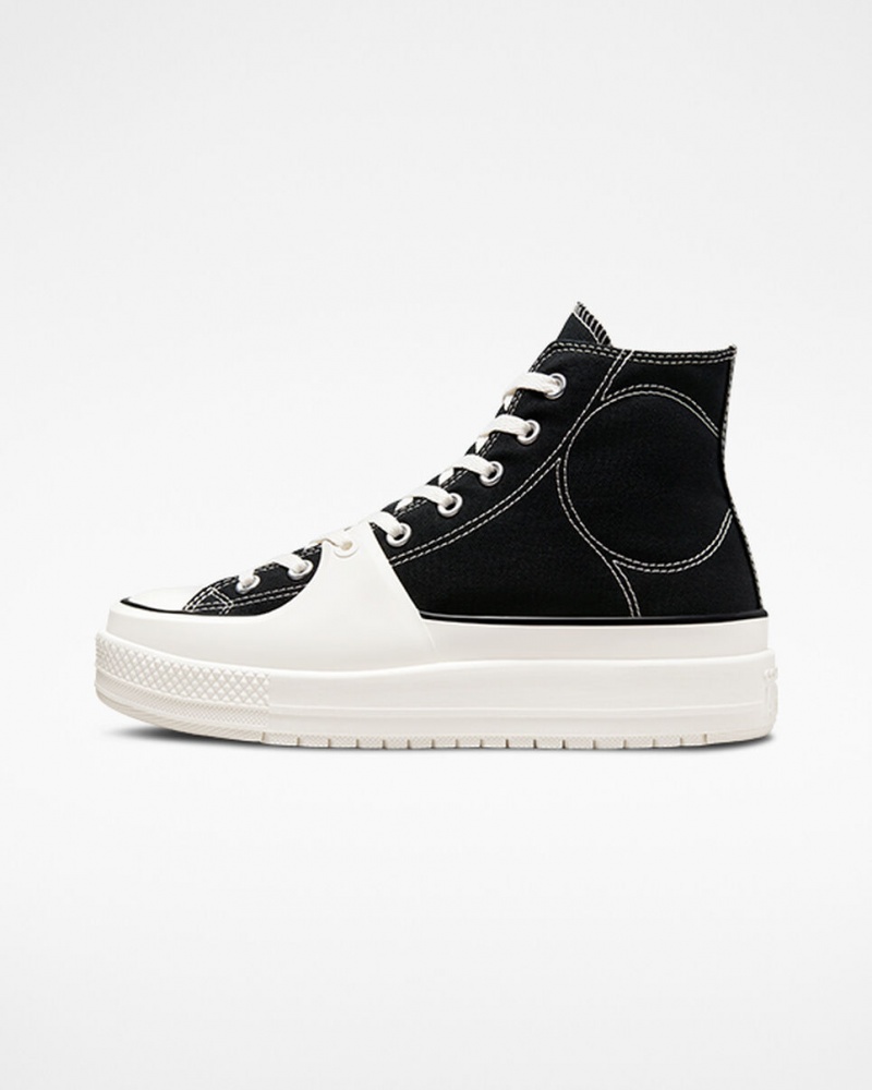 Converse Chuck Taylor All Star Construct Svarta Vita | 796QBLUOM